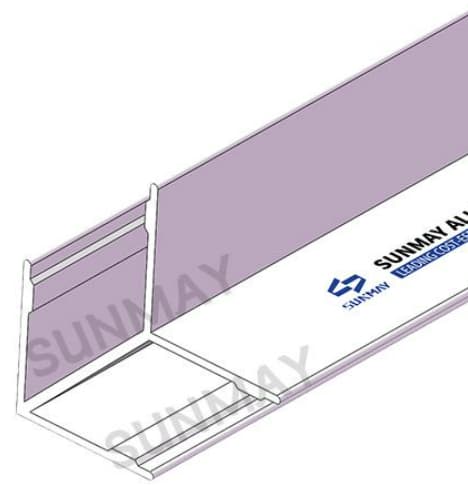 Anodized aluminum extrusion profile