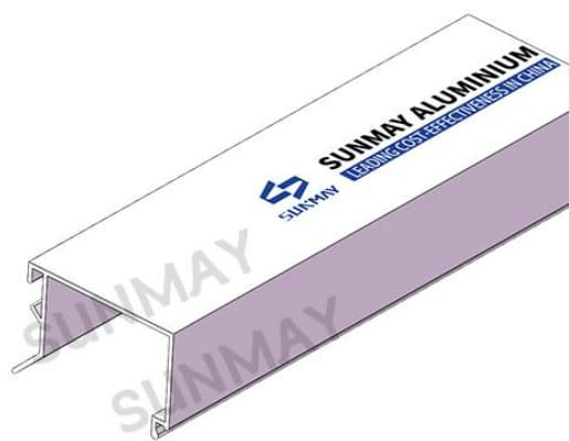 Durable aluminum profile for building